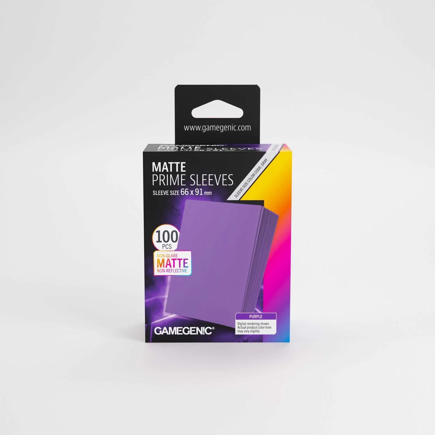 Gamegenic Matte Prime Sleeves Purple 66x91 (100 ct.)
