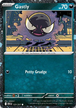 (123/217) Pokemon TCG Ascended Heroes: Additionals Single: Gastly Promo