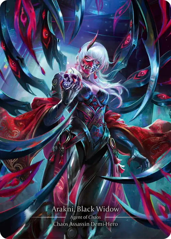 (HNT003) Flesh & Blood TCG The Hunted Single: Arakni, Black Widow (Marvel) Marvel