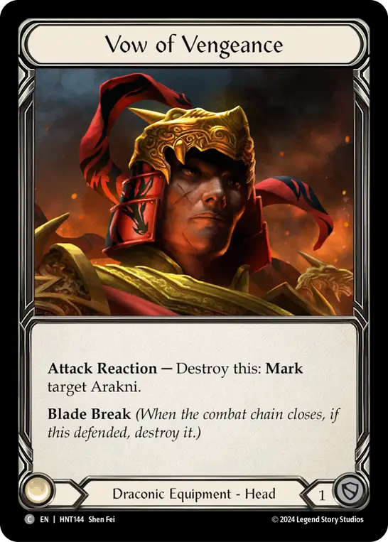 (HNT144) Flesh & Blood TCG The Hunted Single: Vow of Vengeance (Regular) Common