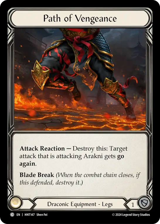 (HNT147) Flesh & Blood TCG The Hunted Single: Path of Vengeance (Regular) Common