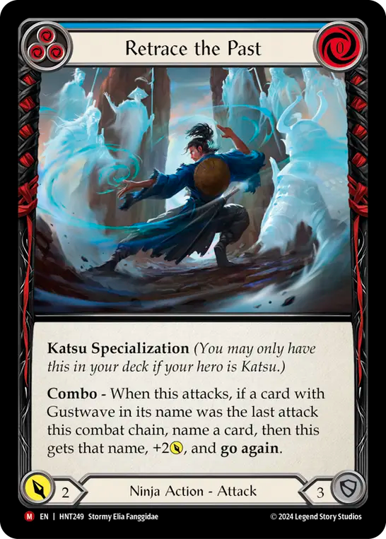 (HNT249) Flesh & Blood TCG The Hunted Single: Retrace the Past (Rainbow Foil) Majestic