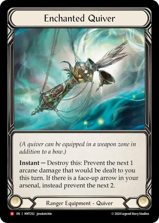(HNT252) Flesh & Blood TCG The Hunted Single: Enchanted Quiver (Regular) Majestic