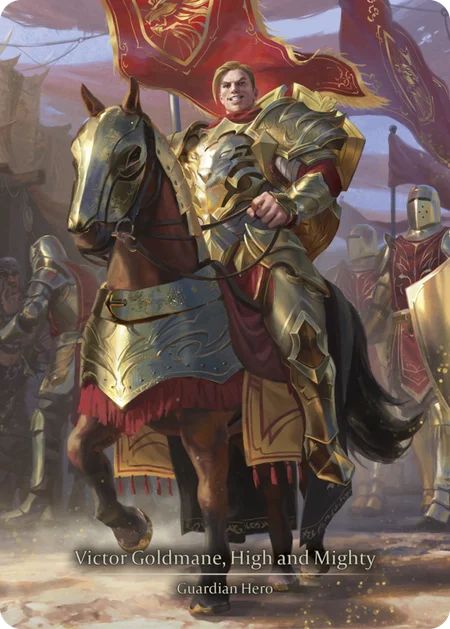 (HVY047) Flesh & Blood TCG Heavy Hitters Single: Victor Goldmane, High and Mighty (Marvel) Marvel