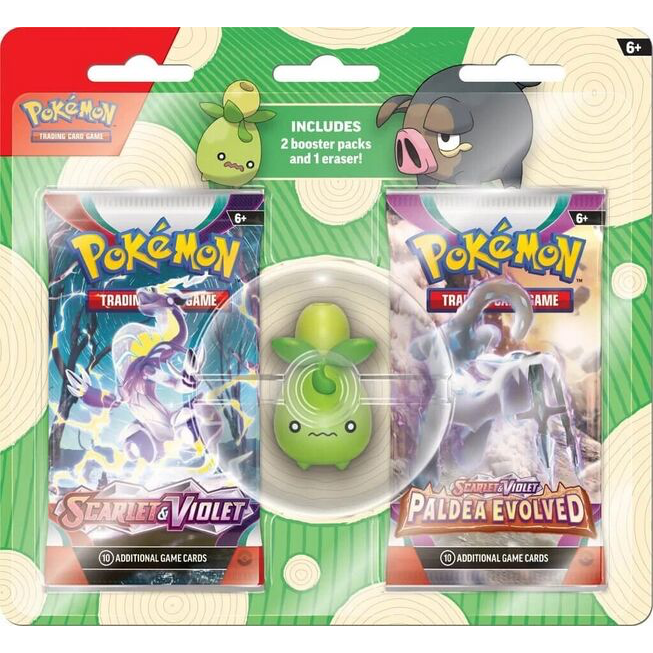 Pokémon TCG: Back to School Eraser Blister (2023) - Smoliv