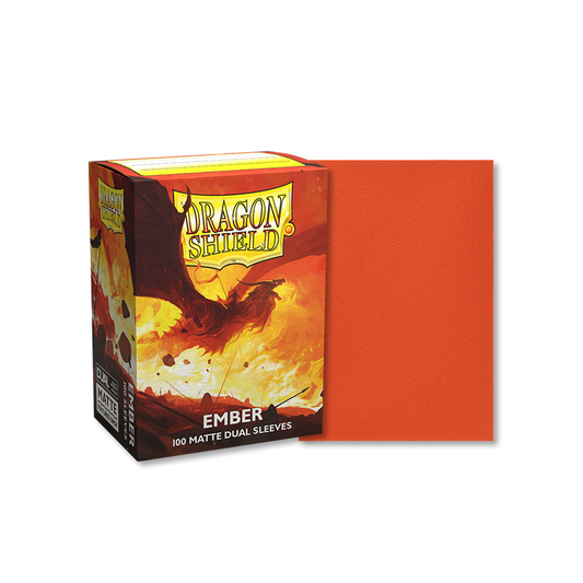 Dragon Shield Matte Dual Sleeves Standard Size - Ember (100ct.)