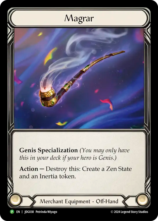 (038) Flesh & Blood TCG Judge Promos Single: Magrar (Cold Foil) Promo