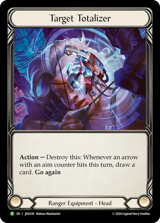 (039) Flesh & Blood TCG Judge Promos Single: Target Totalizer (Cold Foil) Promo