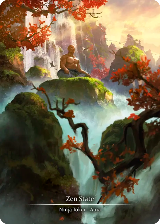 (044) Flesh & Blood TCG Judge Promos Single: Zen State (Extended Art Regular) Promo
