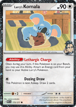 (175/217) Pokemon TCG Ascended Heroes: Additionals Single: Larry's Komala Promo