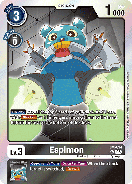 (LM-014) Digimon TCG Exceed Apocalypse Single: Espimon (LM-014) Common