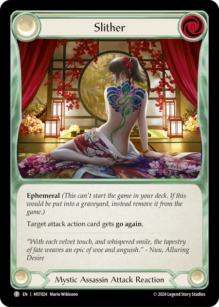 (024/237) Flesh & Blood TCG Part the Mistveil Single: Slither (Regular) Token