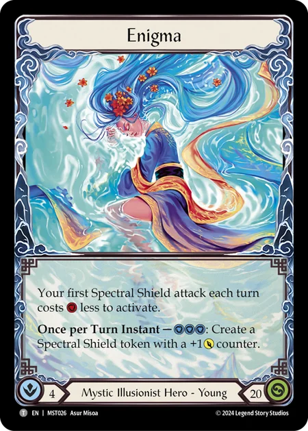 (026/237) Flesh & Blood TCG Part the Mistveil Single: Enigma (Regular) Token