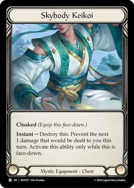 (072/237) Flesh & Blood TCG Part the Mistveil Single: Skybody Keikoi (Cold Foil) Common