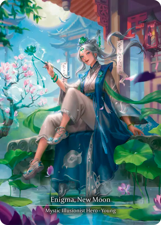 (238/237) Flesh & Blood TCG Part the Mistveil Single: Enigma, New Moon (Marvel) Marvel