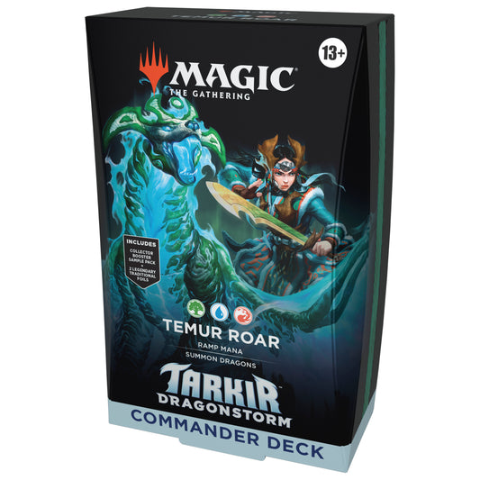 Magic the Gathering: Tarkir Dragonstorm Commander Deck: Temur Roar