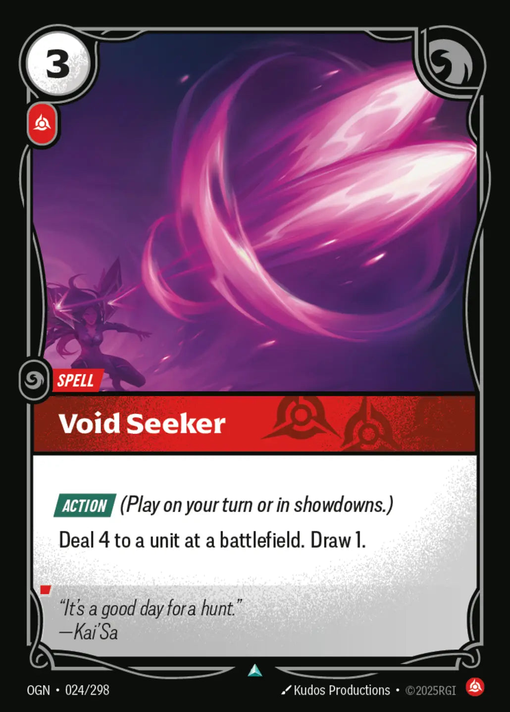 (024/298) Riftbound TCG Origins Single: Void Seeker Uncommon