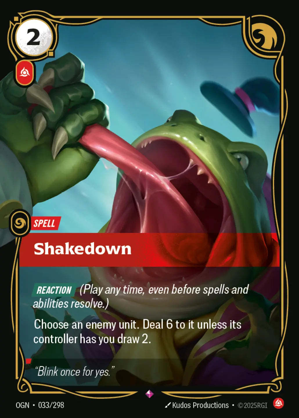 (033/298) Riftbound TCG Origins Single: Shakedown Holo Rare