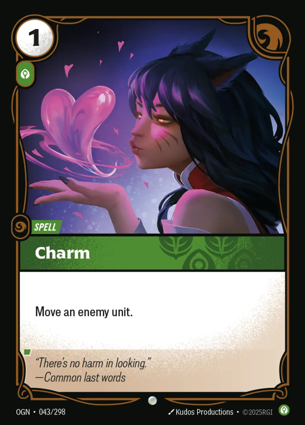 (043/298) Riftbound TCG Origins Single: Charm Common
