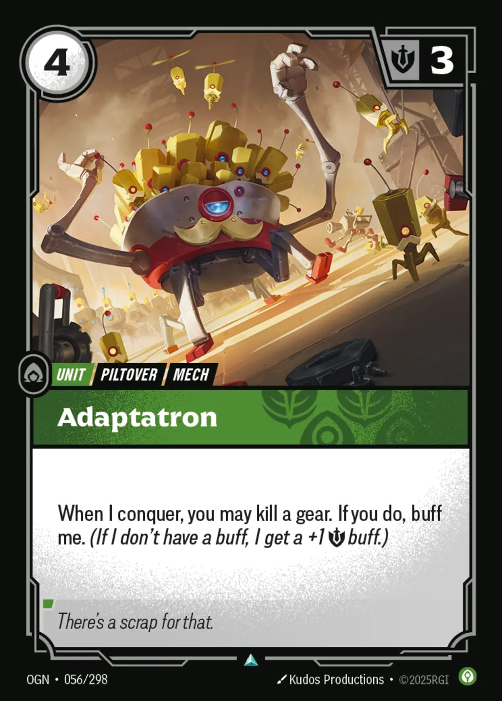 (056/298) Riftbound TCG Origins Single: Adaptatron Uncommon