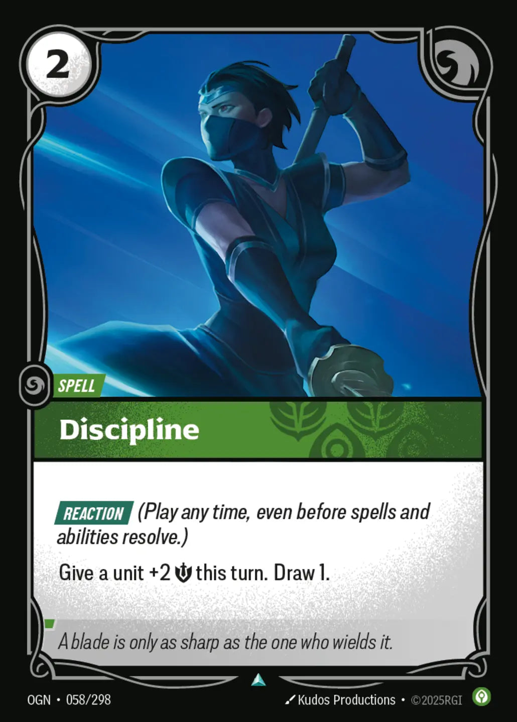 (058/298) Riftbound TCG Origins Single: Discipline Holo Uncommon