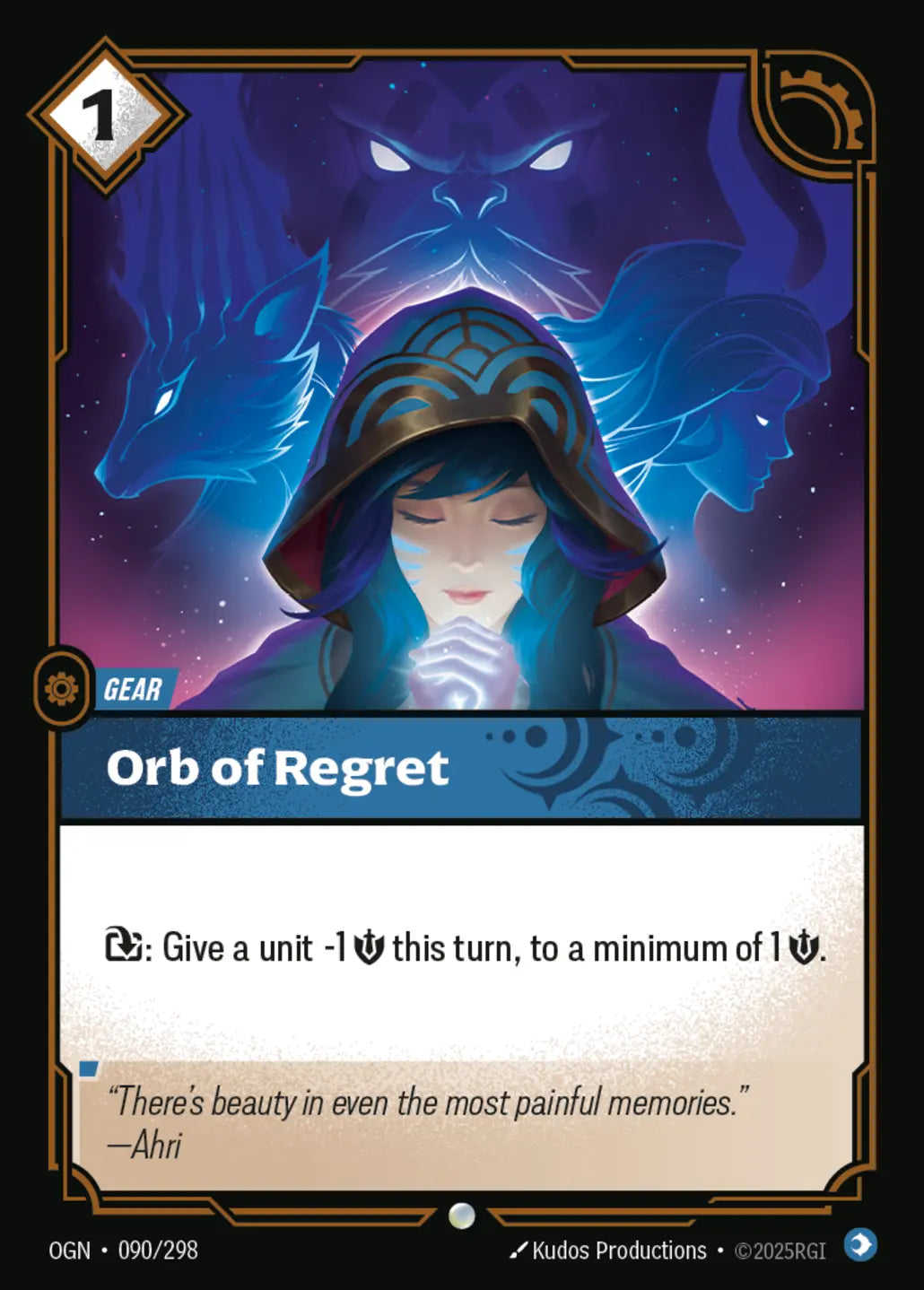 (090/298) Riftbound TCG Origins Single: Orb of Regret Common