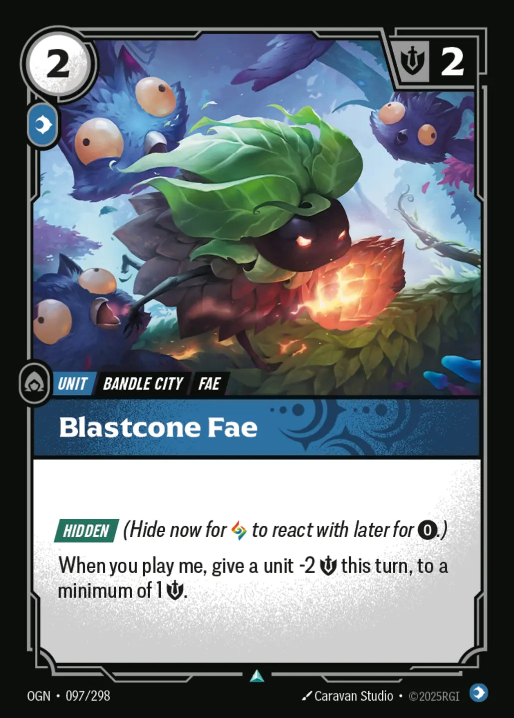 (097/298) Riftbound TCG Origins Single: Blastcone Fae Holo Uncommon