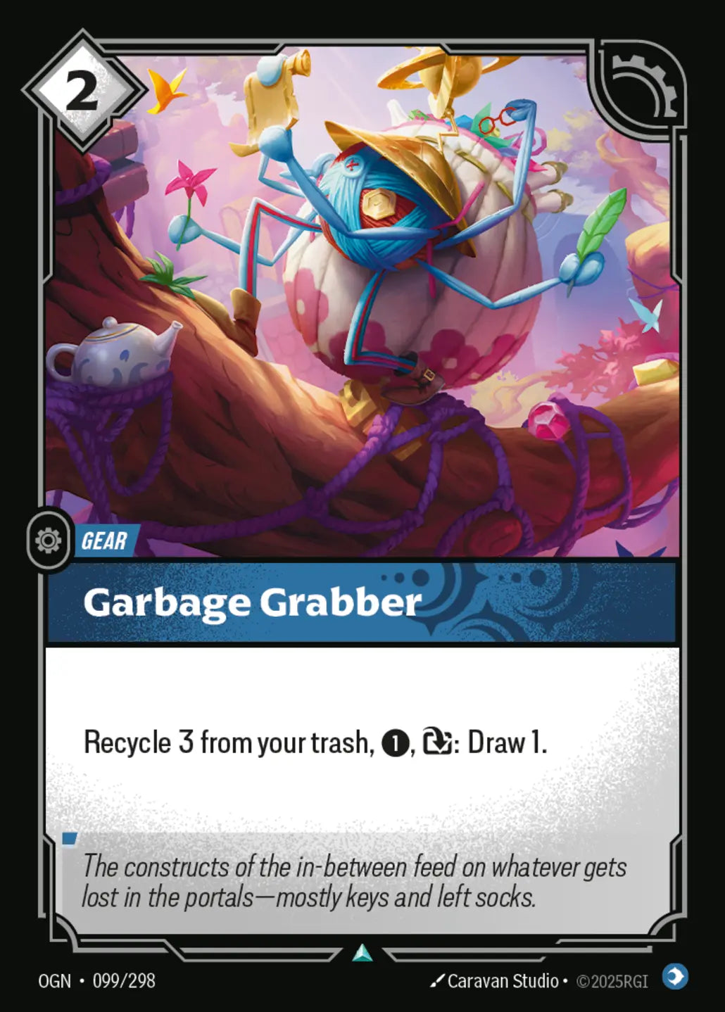 (099/298) Riftbound TCG Origins Single: Garbage Grabber Holo Uncommon