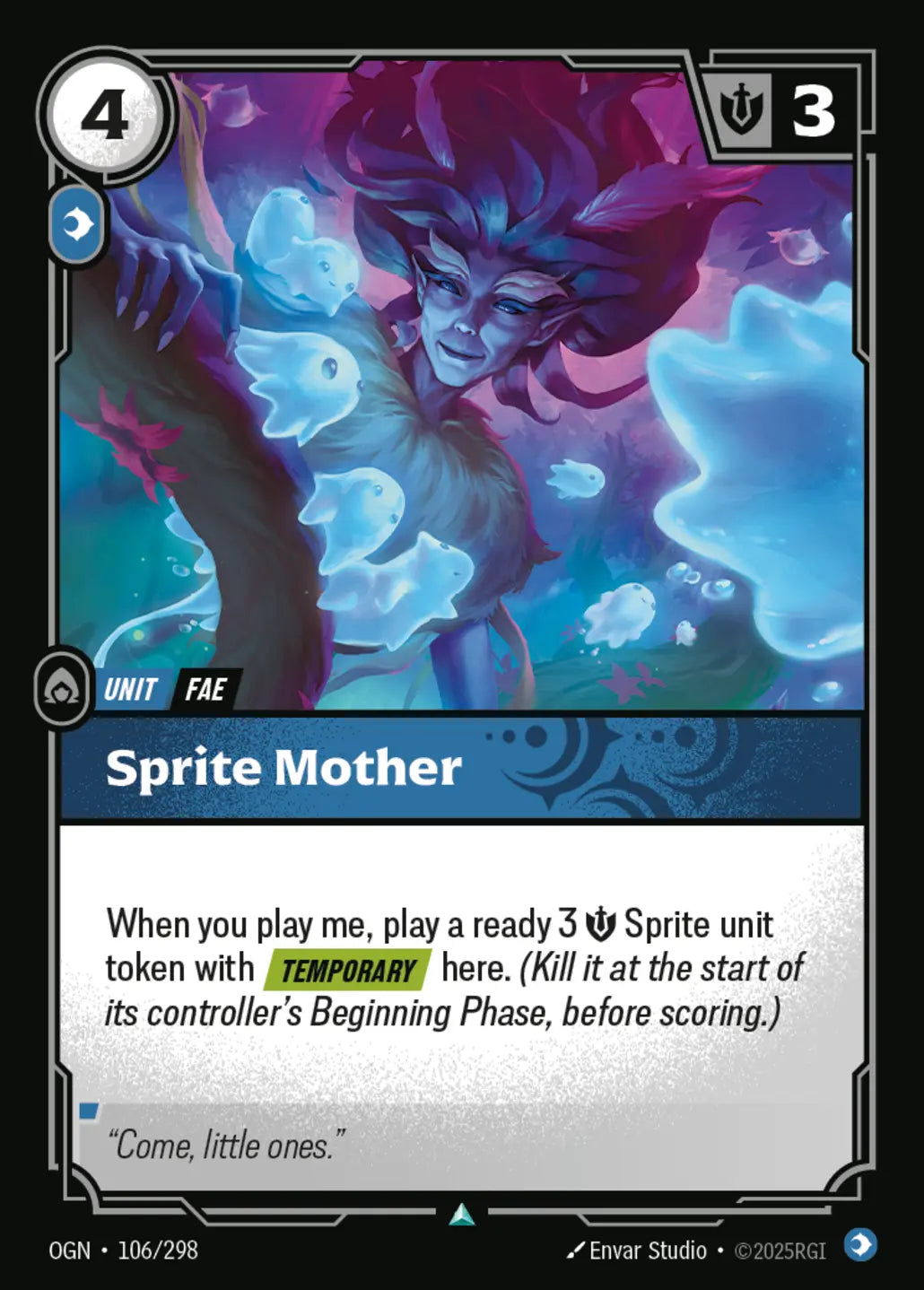 (106/298) Riftbound TCG Origins Single: Sprite Mother Holo Uncommon