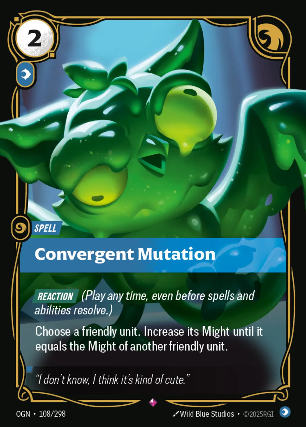 (108/298) Riftbound TCG Origins Single: Convergent Mutation Holo Rare