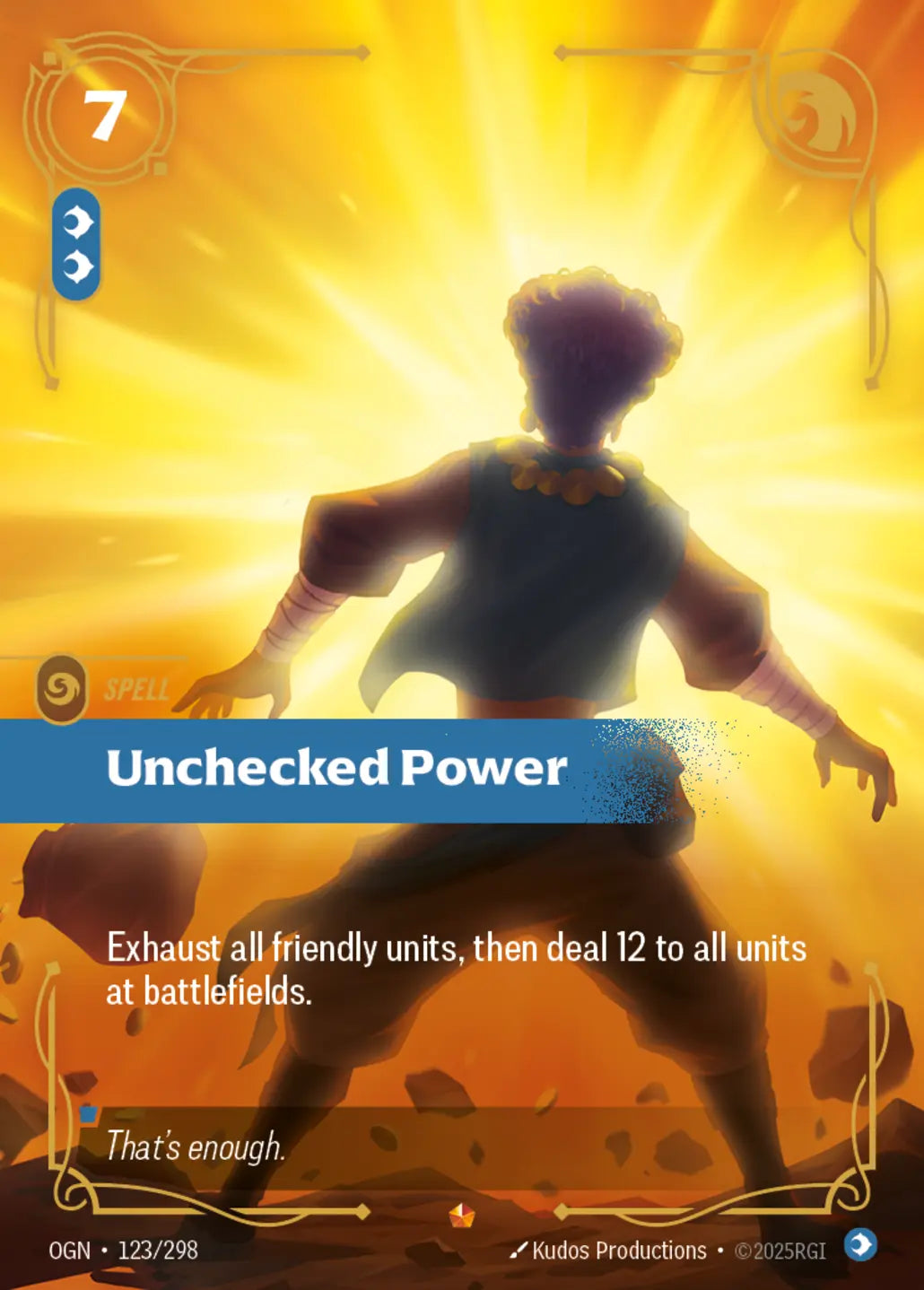(123/298) Riftbound TCG Origins Single: Unchecked Power Holo Epic