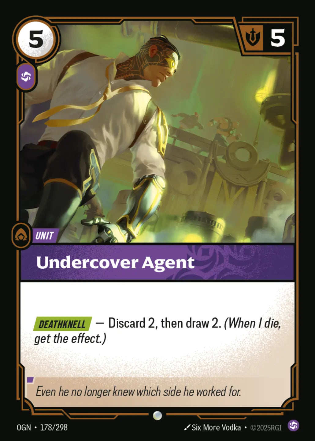 (178/298) Riftbound TCG Origins Single: Undercover Agent Common