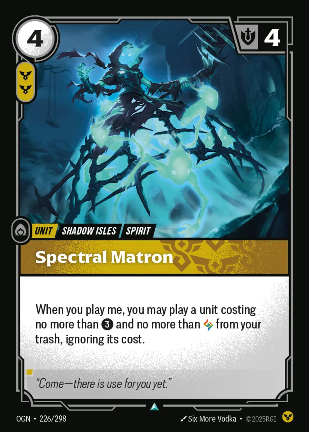 (226/298) Riftbound TCG Origins Single: Spectral Matron Uncommon