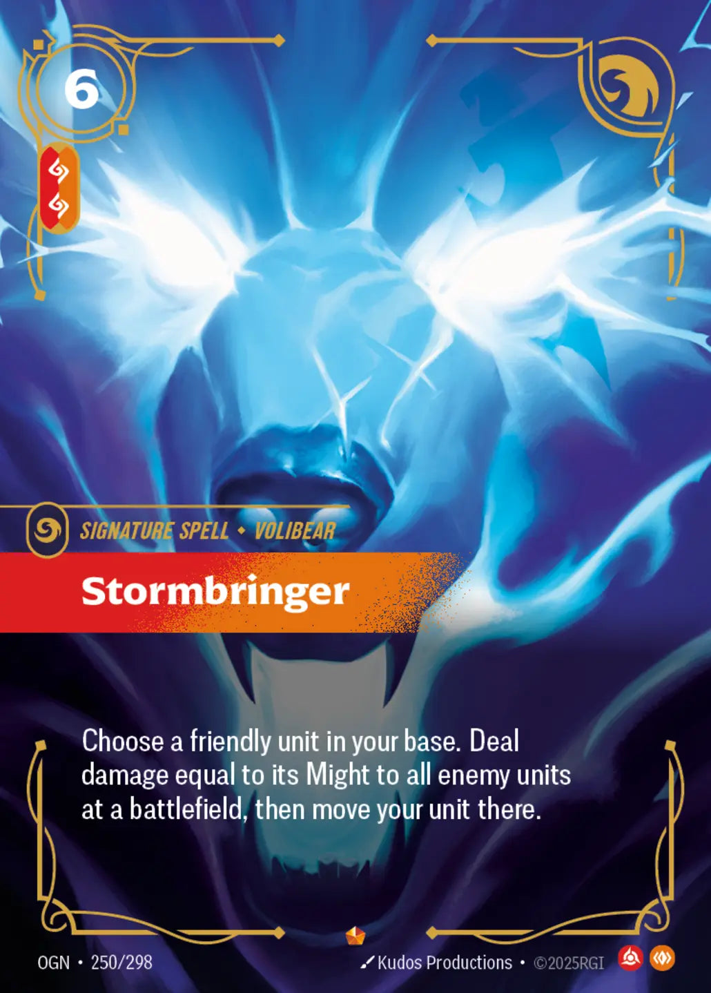 (250/298) Riftbound TCG Origins Single: Stormbringer Holo Epic