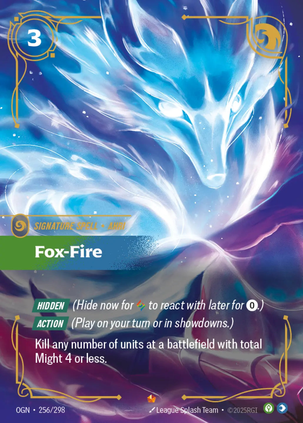 (256/298) Riftbound TCG Origins Single: Fox-Fire Holo Epic