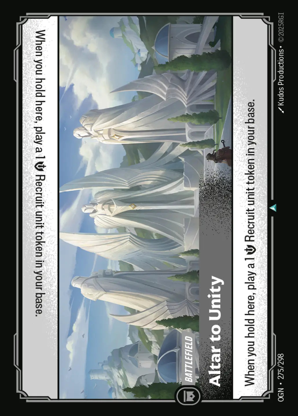 (275/298) Riftbound TCG Origins Single: Altar to Unity Holo Uncommon