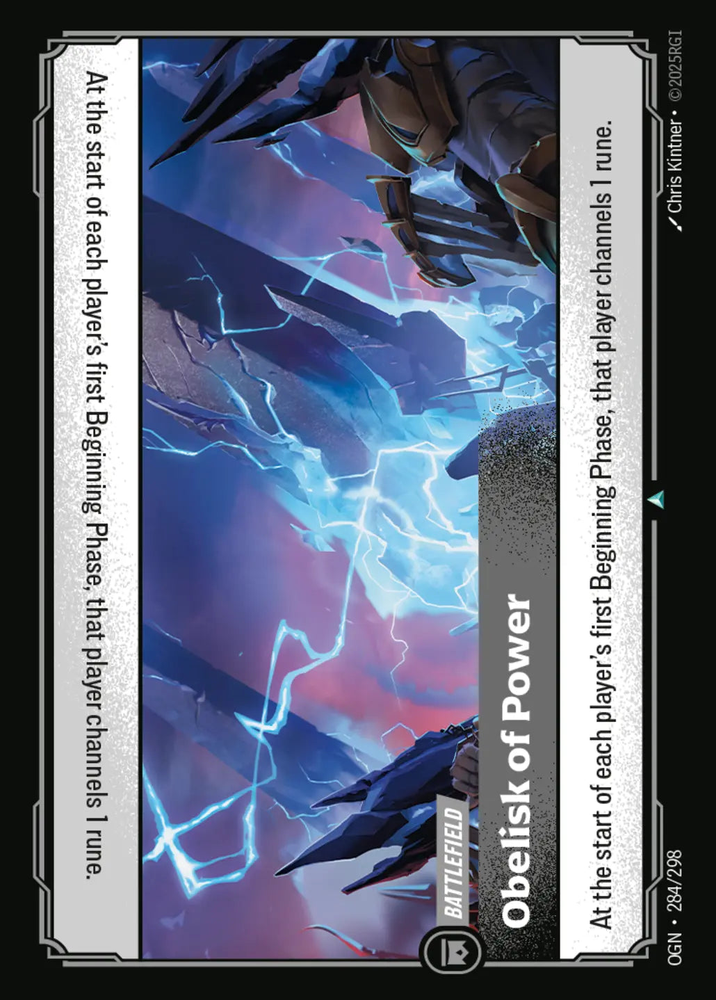 (284/298) Riftbound TCG Origins Single: Obelisk of Power Holo Uncommon