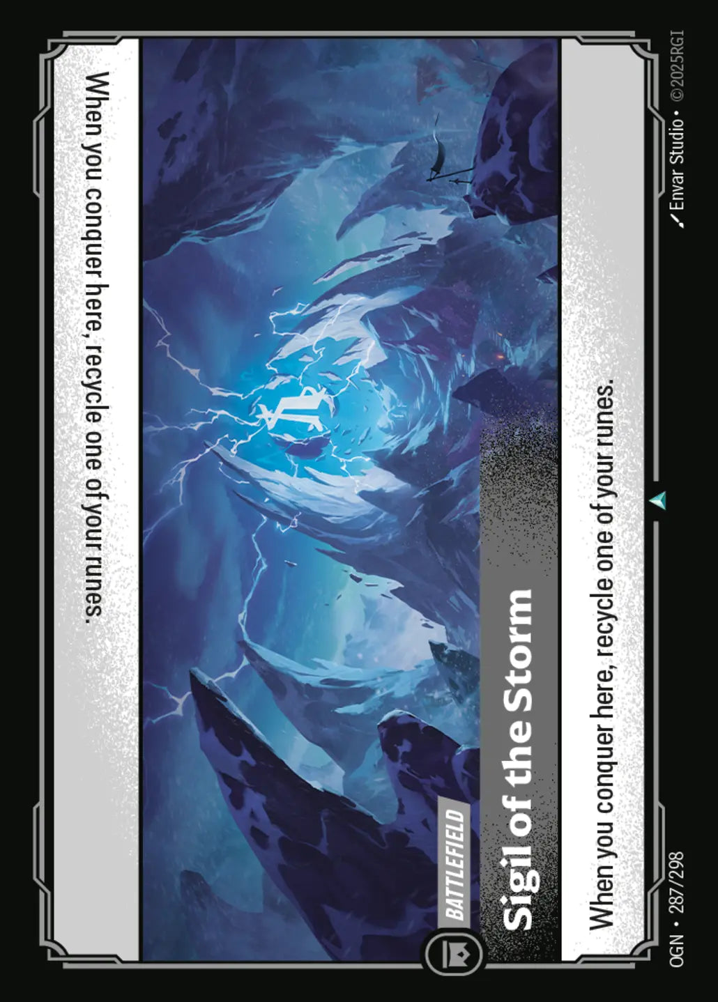(287/298) Riftbound TCG Origins Single: Sigil of the Storm Holo Uncommon