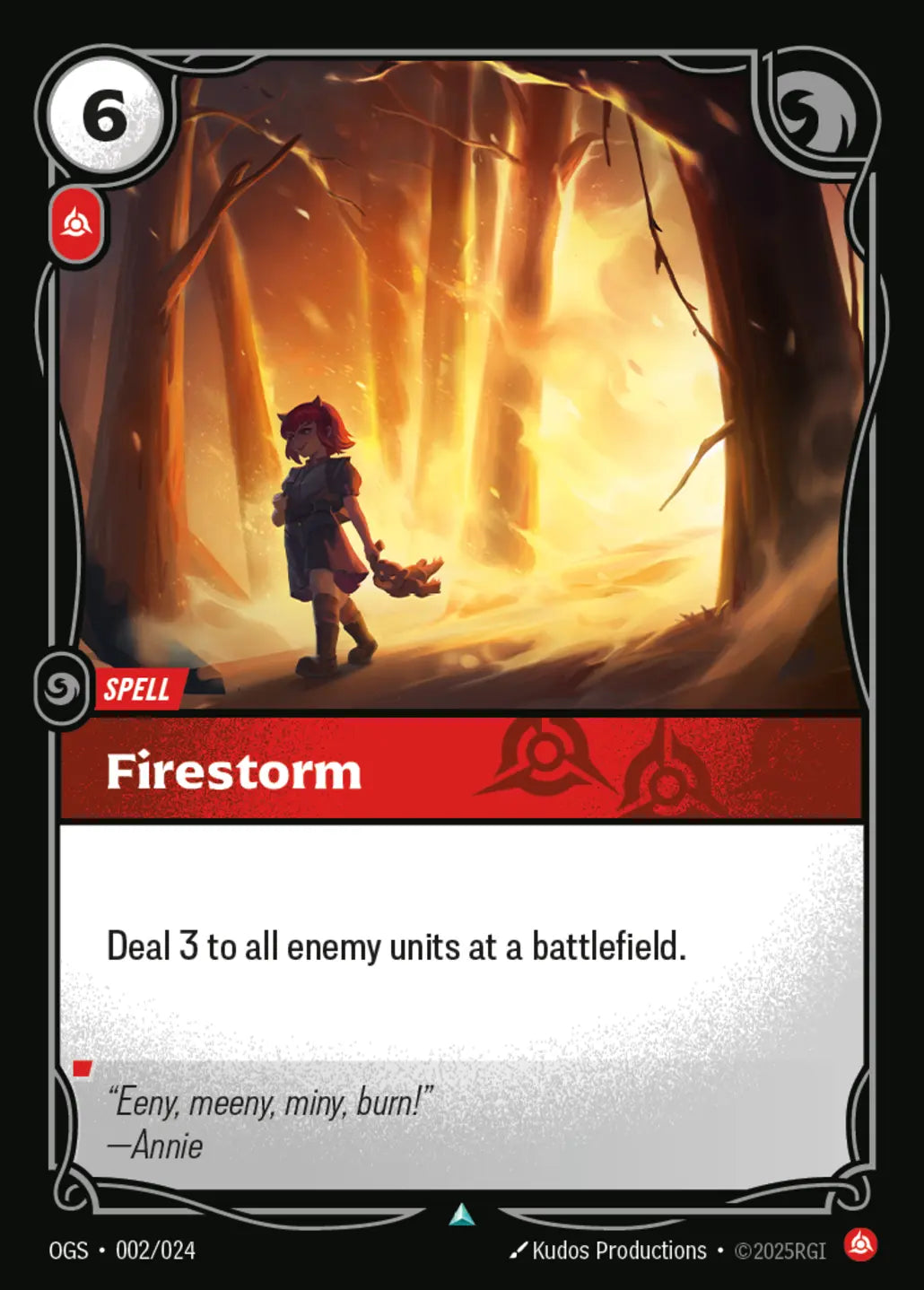 (002/024) Riftbound TCG Proving Grounds Single: Firestorm Uncommon