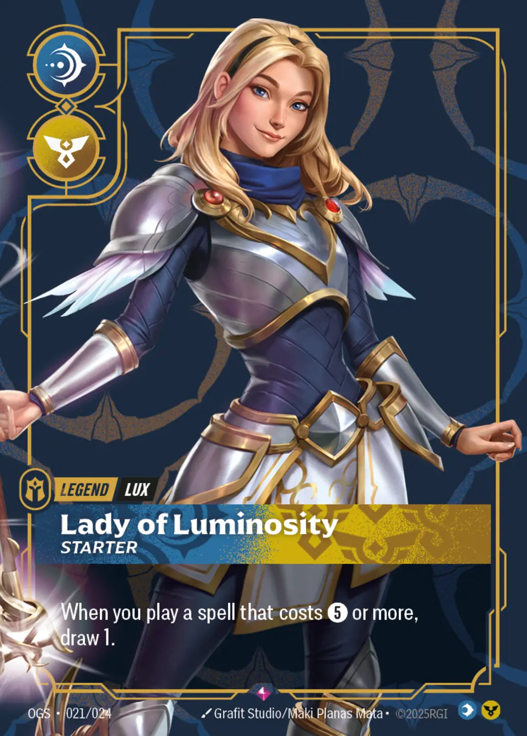(021/024) Riftbound TCG Proving Grounds Single: Lux, Lady of Luminosity Rare