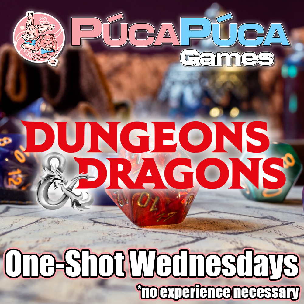 Dungeons & Dragons: One Shot Wednesdays! - Wednesday 10th of December 2025 - 6-10PM