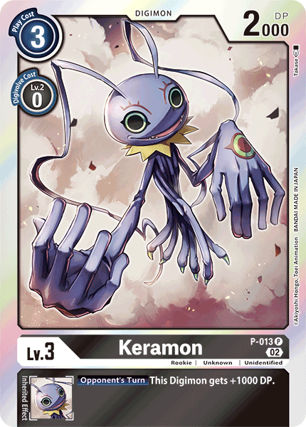 (P-013) Digimon TCG Resurgence Booster Single: Keramon (P-013) Promo