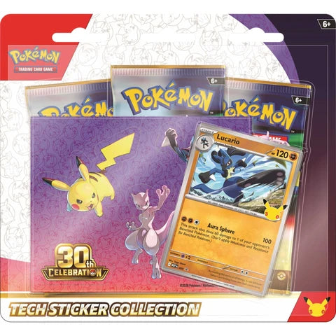 Pokémon TCG: Tech Sticker Collection - 30th Celebration - Lucario