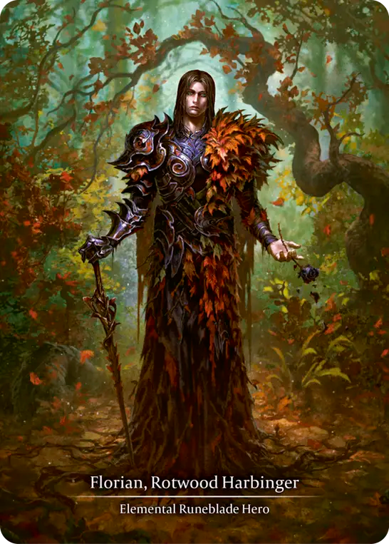 (ROS001) Flesh & Blood TCG Rosetta Single: Florian, Rotwood Harbinger (Marvel) Marvel