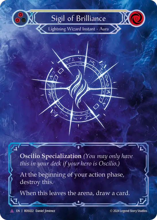 (ROS022) Flesh & Blood TCG Rosetta Single: Sigil of Brilliance (Marvel) Marvel