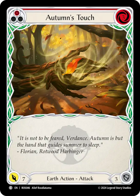 (ROS046) Flesh & Blood TCG Rosetta Single: Autumn's Touch (Red) (Regular) Common