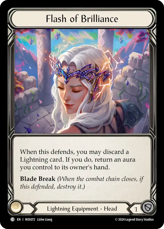 (ROS072) Flesh & Blood TCG Rosetta Single: Flash of Brilliance (Cold Foil) Common