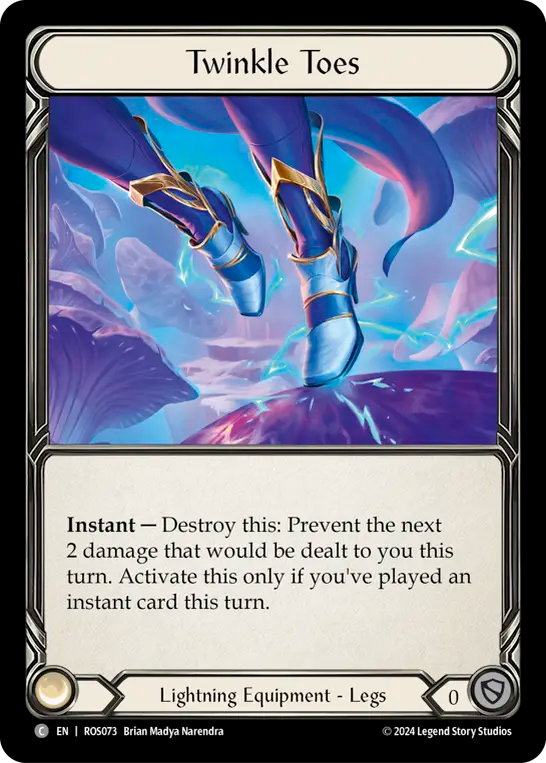 (ROS073) Flesh & Blood TCG Rosetta Single: Twinkle Toes (Cold Foil) Common