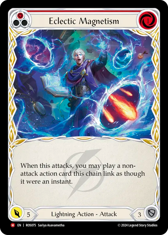 (ROS075) Flesh & Blood TCG Rosetta Single: Eclectic Magnetism (Regular) Majestic