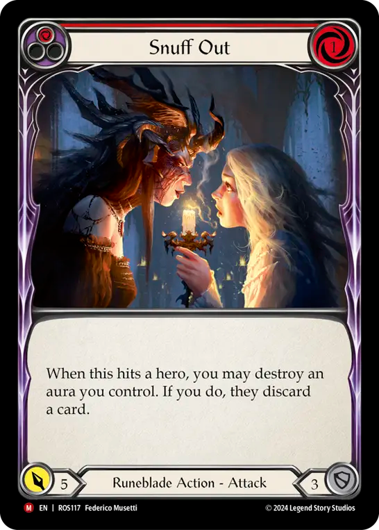 (ROS117) Flesh & Blood TCG Rosetta Single: Snuff Out (Regular) Majestic